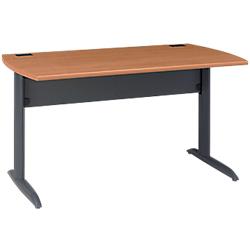 BUREAU DROIT GAUTIER OFFICE JAZZ 180 (L) X 80 (P) X 74 (H) CM IMITATION AULNE  ANTHRACITE