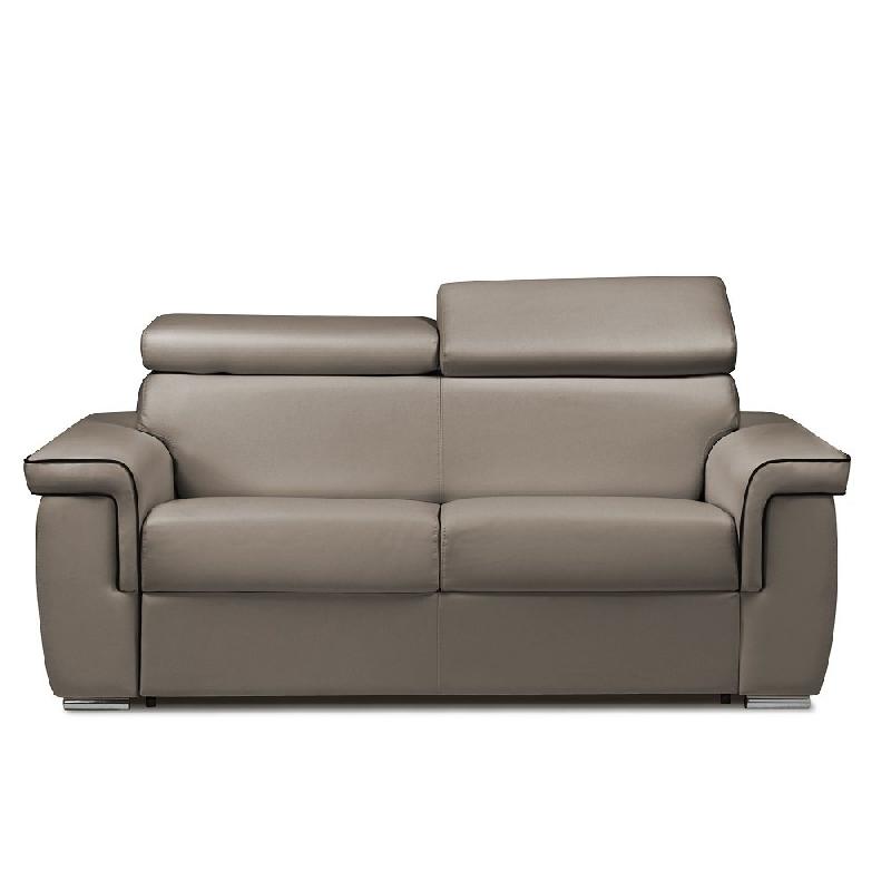 Canapé convertible express Marais 3 places - Matelas 16 cm - Taupe - Fabrication artisanale italienne_0
