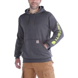 Carhartt - Sweat-shirt à capuche avec logo Gris Taille S - S 0889192753754_0