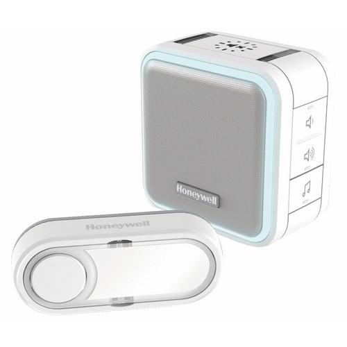 CARILLON MOBILE SANS FIL - BOUTON POUSSOIR SANS FIL - SÉRIE 5 ARGENT HONEYWELL
