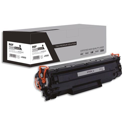 CARTOUCHE PSN THE PREMIUM SOLUTION - COMPATIBLE LASER - HP CB435A - CB436A - CC388A - CANON 312 - 712 - 912 - 313 - 513 - 713 - L1-HT436_U - NOIR