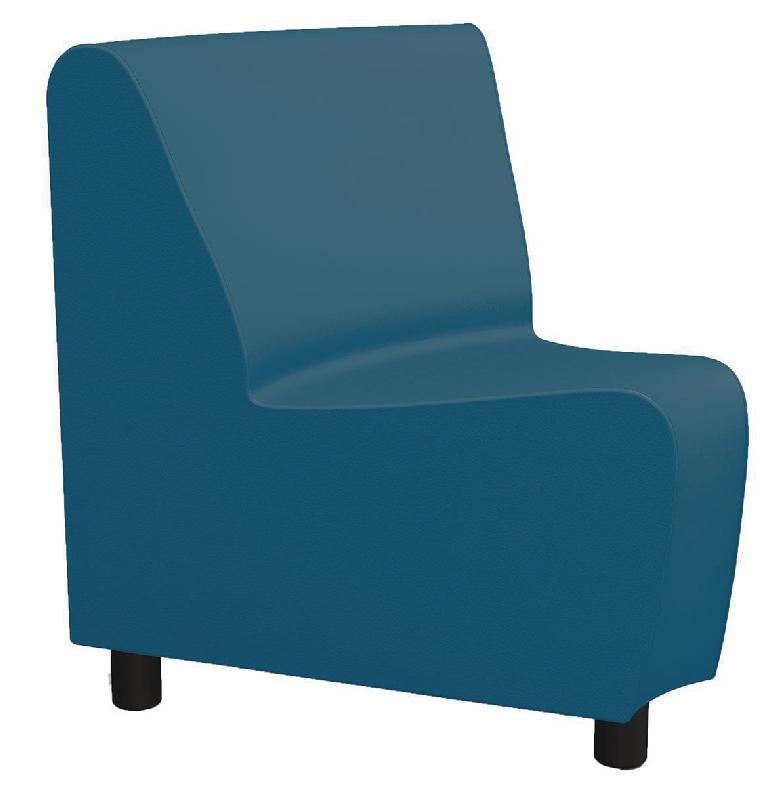 CHAUFFEUSE D\'ANGLE 45° IZARI ENDUIT PVC PÉTROLE - MANUTAN COLLECTIVITÉS