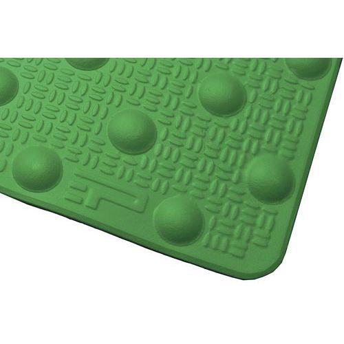 DALLE PODOTACTILE EN RÉSINE AVEC ADHÉSIF 600 X 825 MM VERT - HANDINORME