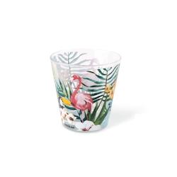 Excelsa lot de 6 verres Tropical Chic verre 8,5x8,5x8,5 cm multicolore - multicolore verre 61979_0
