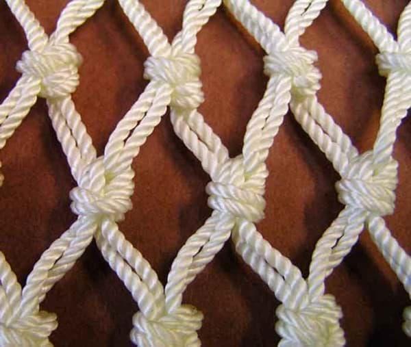 Filet de pêche professionnel - maille 20mm - « Trawl Twist » en nylon (PA) - double - 800 x 49,5 mailles - blanc_0