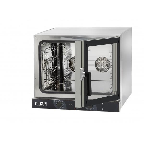 Four à convection électromécanique inox 4 niveaux - Capacité 4 plaques 435x350 mm - 3 kW - Porte battante - Réf PB-FCONV-4N-1_0