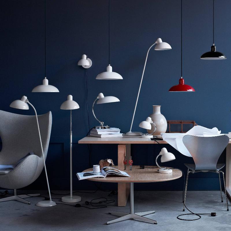FRITZ HANSEN KAISER IDELL LUXUS NOIR MAT/CHROME