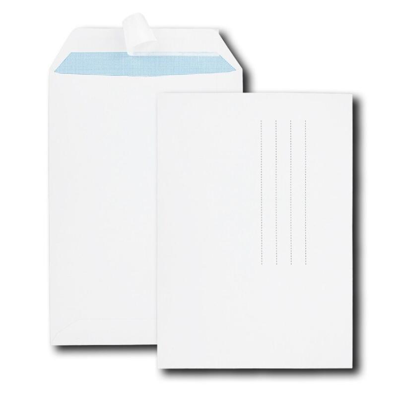 GPV Lot de 25 Paquet de 10 pochettes Everyday blanches 162x229/C5, 90 g/m², adhésives avec bande - 3250650066285_0