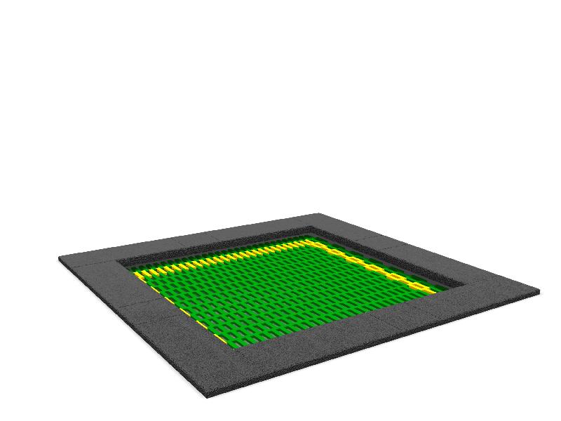 Grand trampoline réf-8066467 - poids max utilisateur - montage 4h - dimensions 2000x2000x440 mm_0