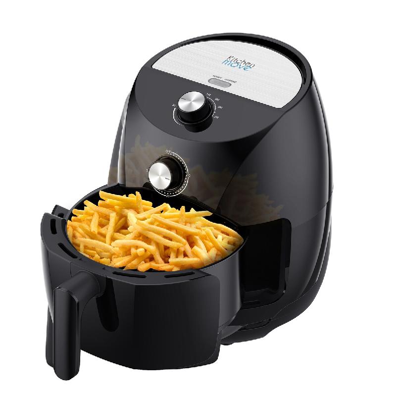 KITCHEN MOVE Friteuse Sans Huile 3.5l 1400w bat-611 - noir 3760093544764_0