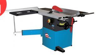 Leman - Scie sur table 255 avec chariot ras de lame SST256 - livrée avec lame carbure 36 dents et accessoires_0