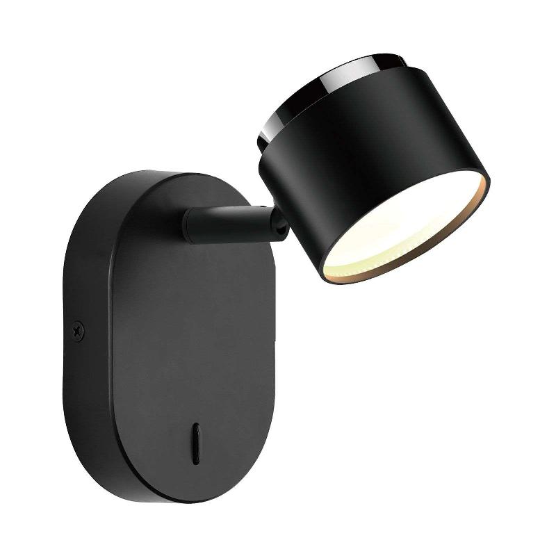 LINDBY MARRIE SPOT LED AVEC INTERRUPTEUR, NOIR
