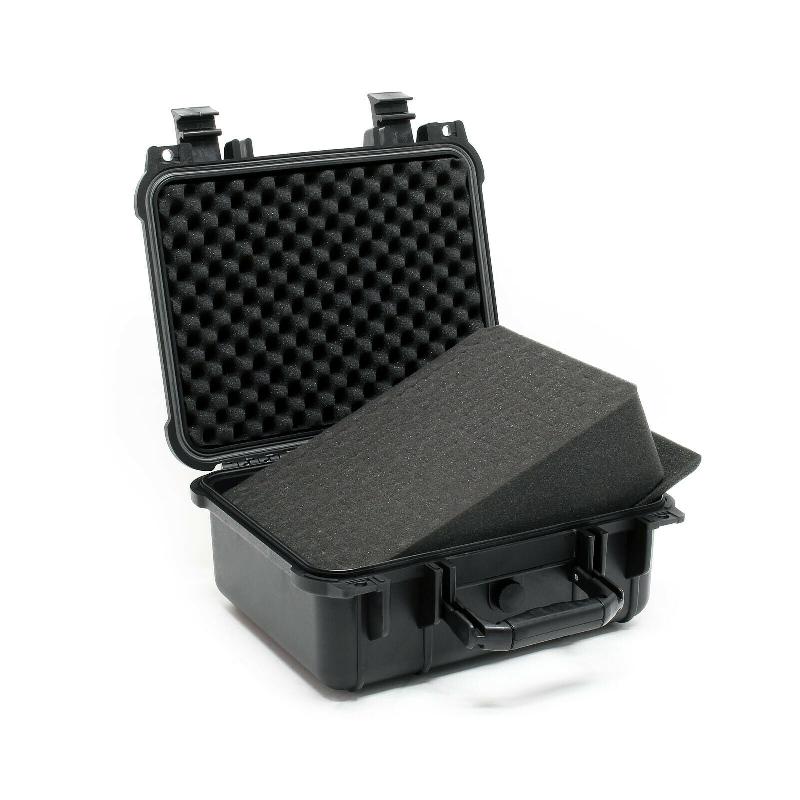 Mallette de transport noire 9 litres - Étanche, robuste en polypropylène, mousse ajustable - Réf. 16_0002334_0
