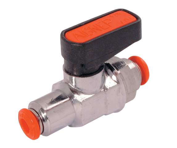 Mini-vanne à boisseau sphérique en laiton - Type 6560 enfichable x enfichable - Pirtek_0