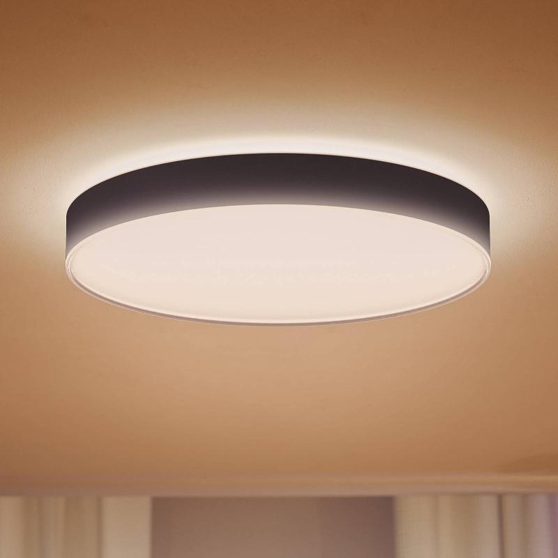 PHILIPS HUE ENRAVE PLAFONNIER LED 55,1CM NOIR