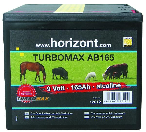 PILE TURBOMAX AB165 ALCALINE 9V AVEC POIGNEE