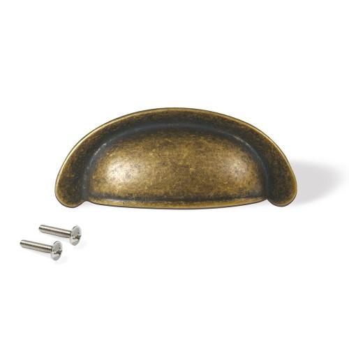 POIGNÉE DE MEUBLE - COQUILLE - FINITION BRONZE - MARRAKECH EMUCA