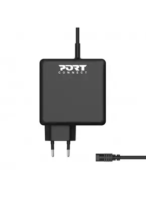 Port Designs 900093B-EU chargeur d'appareils mobiles Ordinateur portable, Universel Noir Secteur Int_0