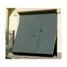 Porte de garage basculante - L2800 x H2060 RAL 7016 avec portillon intégré et options personnalisables_0