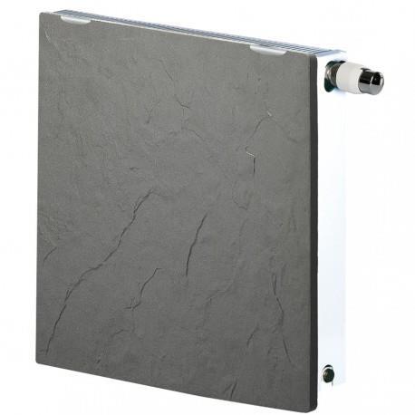 RADIATEUR CHAUFFAGE CENTRAL H2O DK11 CARRÉ ARDOISE NOIRE 390W VALDEROMA 02050011
