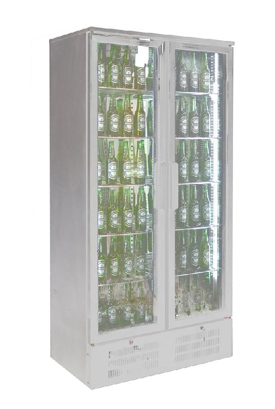 Réfrigérateur professionnel de bar haute 158 l inox ventilé - 7455.1360_0