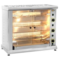 Roller Grill Rôtissoire à gaz 3 broches RBG 120 Roller Grill - inox RBG 120_0