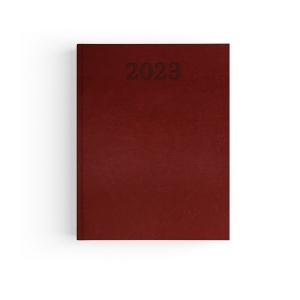 Semainier vip 2023 - 210x270mm - couverture marron sans marquage référence: ix365850_0