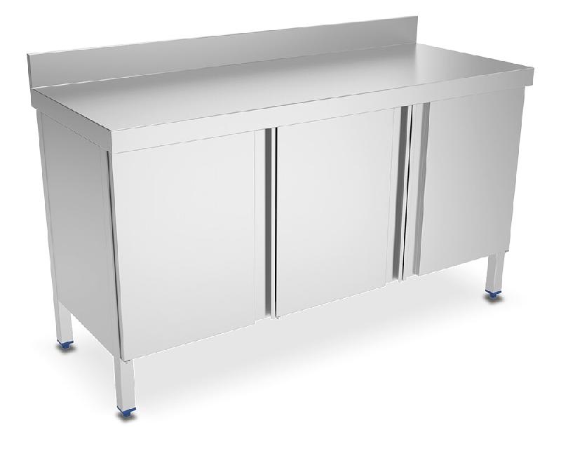 Table murale Fricosmos avec 4 portes battantes 2000x600x850 mm - G074012_0