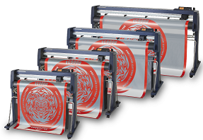 Traceur de découpe GRAPHTEC FC 9000 pour vinyle standard et épais - modèles de 762 à 1626 mm avec piétement et panier inclus_0