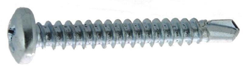 VIS AUTO-PERCEUSE À TÊTE CYLINDRIQUE CRANTÉE PH ZINGUÉ DIN 7504-N 4,8/50MM BOÎTE DE 250 - ULTIMA - AFB7504MH4850