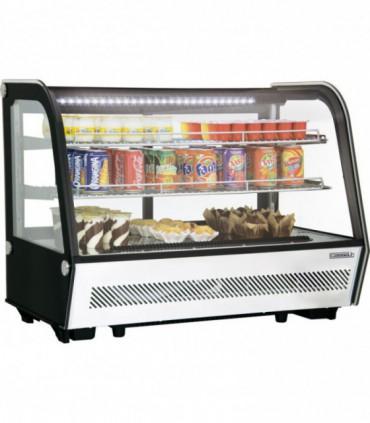 Vitrine réfrigérée à poser, avec vitre de sécurité, pour les professionnels de chr, traiteurs, boulangeries, pâtisseries et chocolateries - 160l cvr160l casselin_0