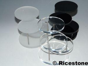 1C) GRAND SUPPORT ACRYL3 PLATEAUX Ø 8 CM