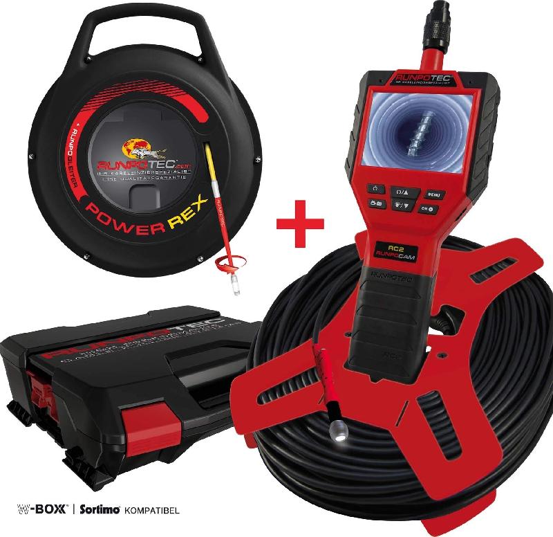 RUNPOTEC RUNPOCAM RC2 11138 - Caméra de surveillance multifonction avec câble 30 m et PowerRex_0