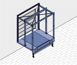 Abri de quai LHF-2 - construction à cadre pour bardage personnalisable_0