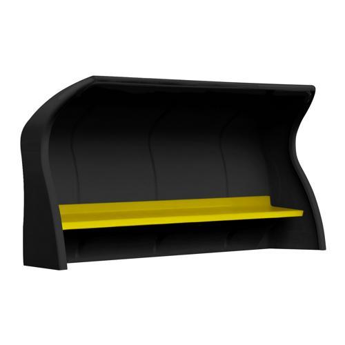 ABRI DE TOUCHE MONOBLOC NOIR - ASSISE BANC