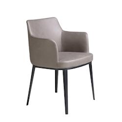 AC ANGEL CERDA Angel Cerdá Chaise en tissu vison 4112C 56 x 62 x 80 - gris textile 8435631023067_0