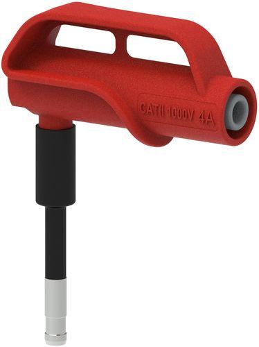 Adaptateur magnétique coudé diam. 4mm - connecteur femelle 4mm - couleur au choix - PJPMGP4-CII - 1000V CAT II - Electro PJP_0