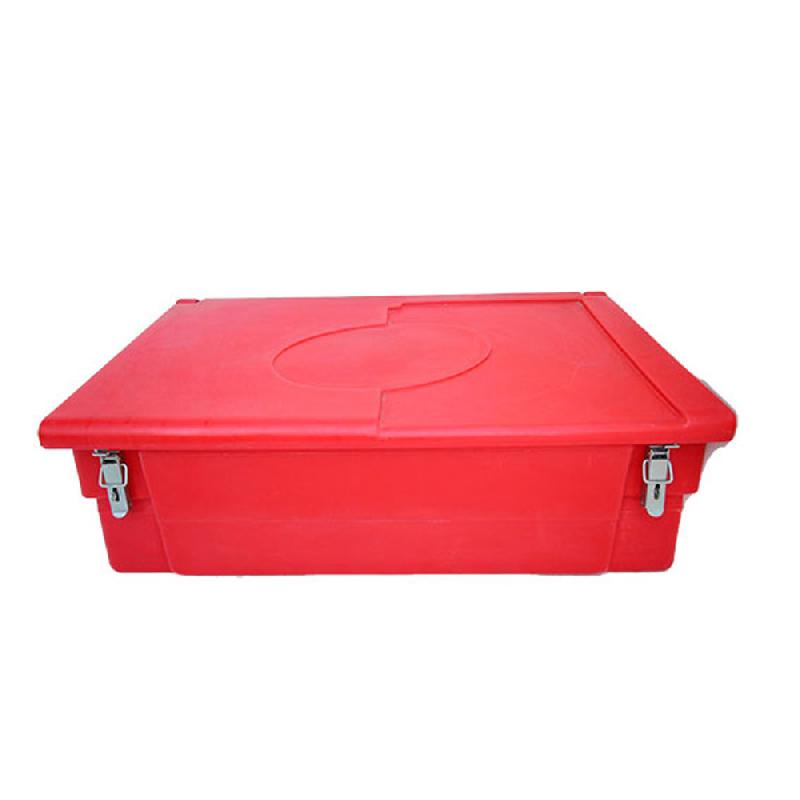 Bac à sable 100L avec pelle - Grenouillères cadenassées - Polyéthylène haute densité - Marque Plast'Up Rotomoulage_0