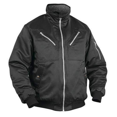 BLOUSON PILOTE NOIR TAILLE M - BLAKLADER
