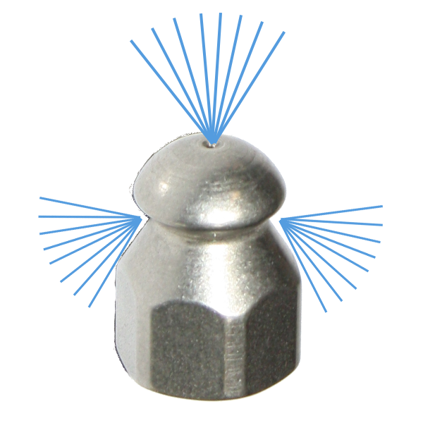 Buse de nettoyage avec jet frontal - Réf : NBU370170_0