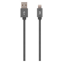 CÂBLE TRESSÉ USB - LIGHTNING 2 M GRIS SIDÉRAL