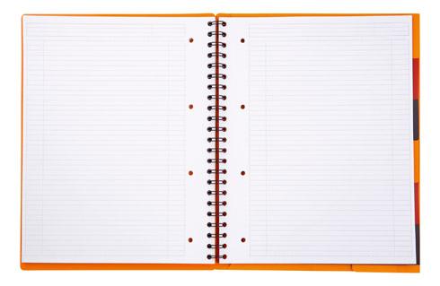 CAHIER SPIRALE OXFORD INTERNATIONAL ORGANISERBOOK A4+ PETITS CARREAUX 160 PAGES