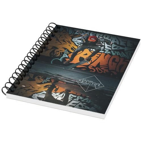 Cahier Desk-Mate à spirales A6 - Couverture PP imperméable et anti-déchirures - 50 feuilles vierges 80g/m²_0