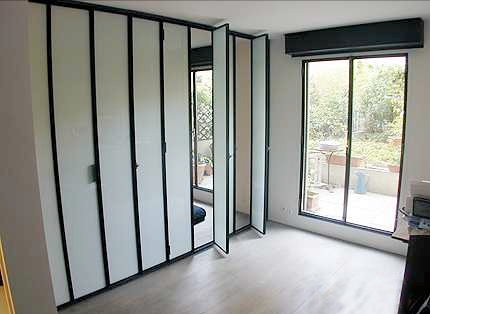 Cloisons mobiles en verre feuilleté - teinte opale - Plastofloat 88 Opale_0