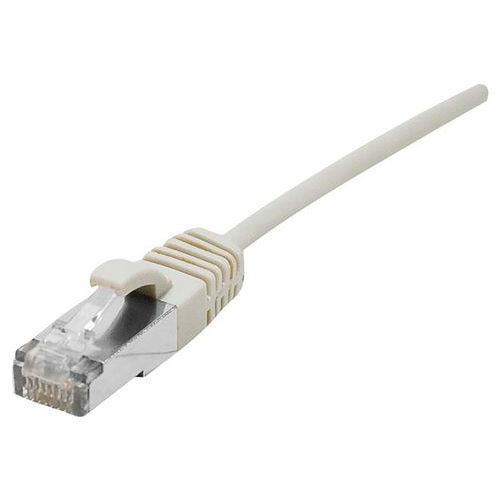CORDON PATCH BLINDÉ RJ45 FIN GRIS 10M CAT 6A S/FTP LSOH SNG - DEXLAN