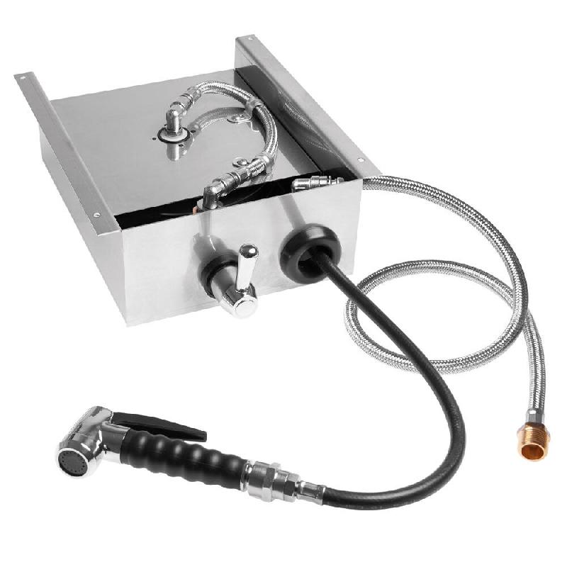 Diamond - Douchette avec enrouleur automatique 1,8m. - réf. DO-R/MT - gris inox AKS-DO-R/MT_0