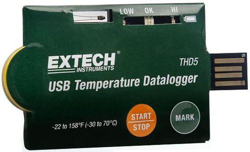 Enregistreurs de température à usage unique, -30 à +70°c, usb, ip65 - pack de 10 - EXTTHD5_0