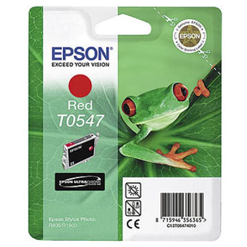 EPSON CARTOUCHE D'ENCRE GRENOUILLE T0547 R (C13T05474010) - COULEUR: ROUGE