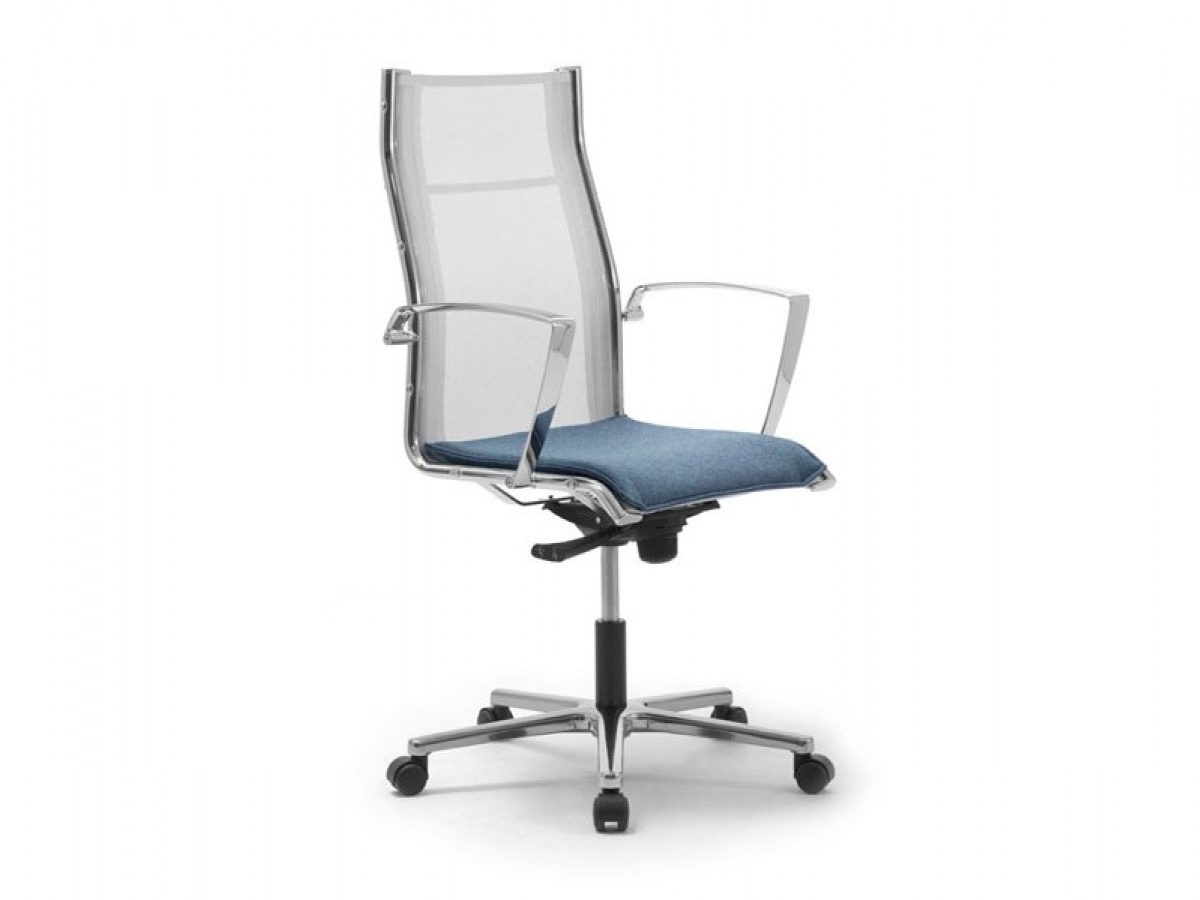 Fauteuil de direction en maille et rembourré - ORIGAMI RX avec design ergonomique et résille anti-transpirante_0