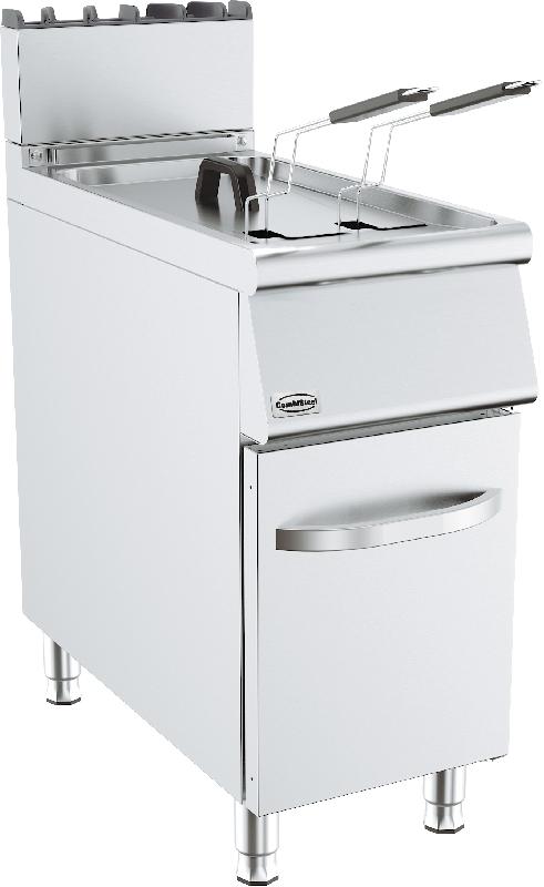 Friteuse professionnelle à gaz 1 cuve 19 l - 400x900x900 mm - P7178.3045_0